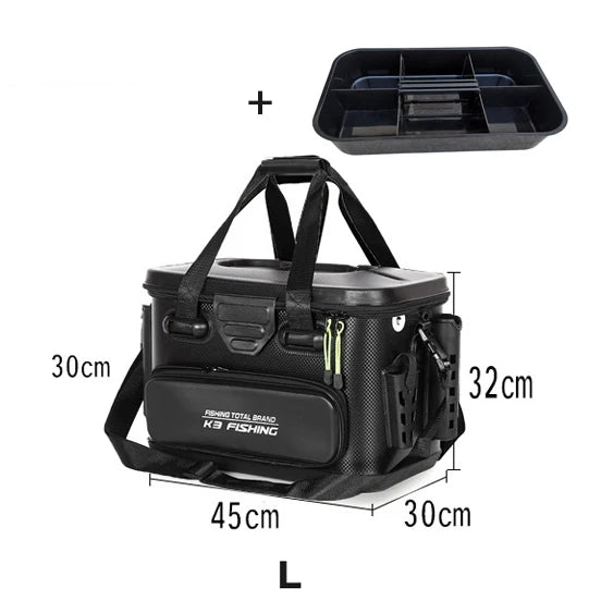 Large Multifunction Fishing Backpack 40L with Rod Holder