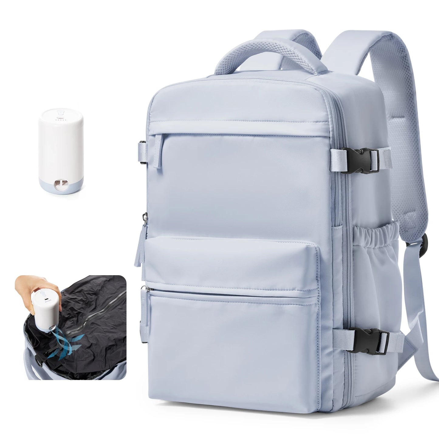 Carry On Backpack for Airline Cabin with Laptop Storage Purple