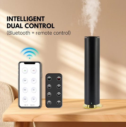 120ml Waterless Aroma Diffuser Bluetooth Remote for Large Rooms