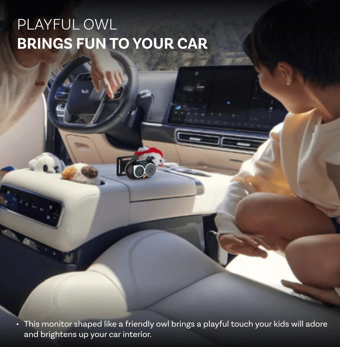 Smart Rear Seat Monitoring Camera with Wireless Car Play