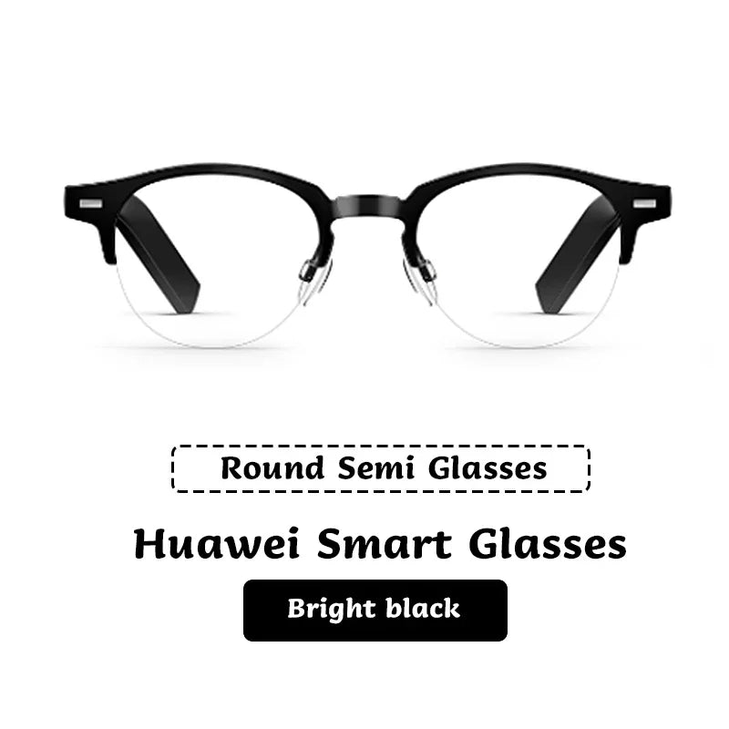 Lightweight Round Glasses with Durable Battery