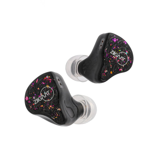 Hybrid IEM Earphones 1DD+4BA Wired HiFi Black