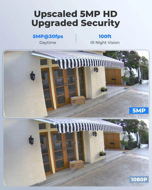 5MP Dome Camera with Smart Motion Detection