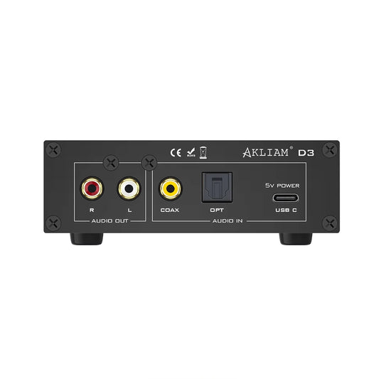 Desktop Balanced HiFi DAC Headphone Amplifier with High Power Output