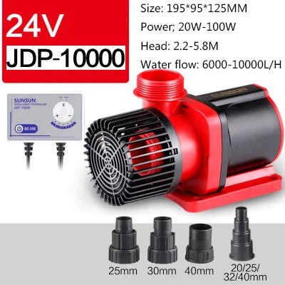 Aquarium and Pond Circulation Pump 24V DC