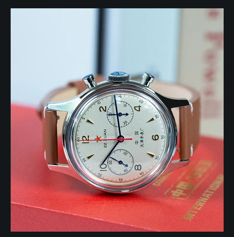 Mechanical Pilot Watch 1963 Leather Strap Edition