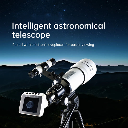 70mm Professional Astronomical Telescope with Electronic Eyepiece