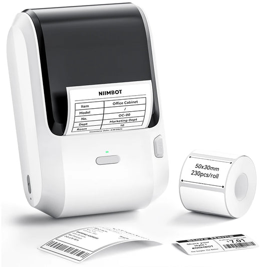 DIY Thermal Sticker Printer 60x40mm 2 Rolls