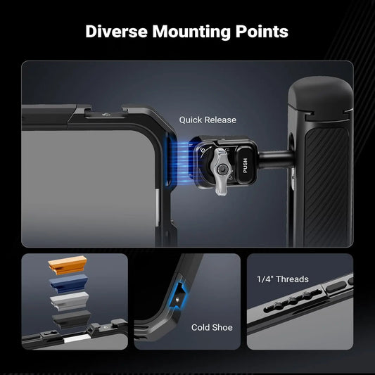iPhone 17 Pro Max Camera Cage Kit 67mm Filter