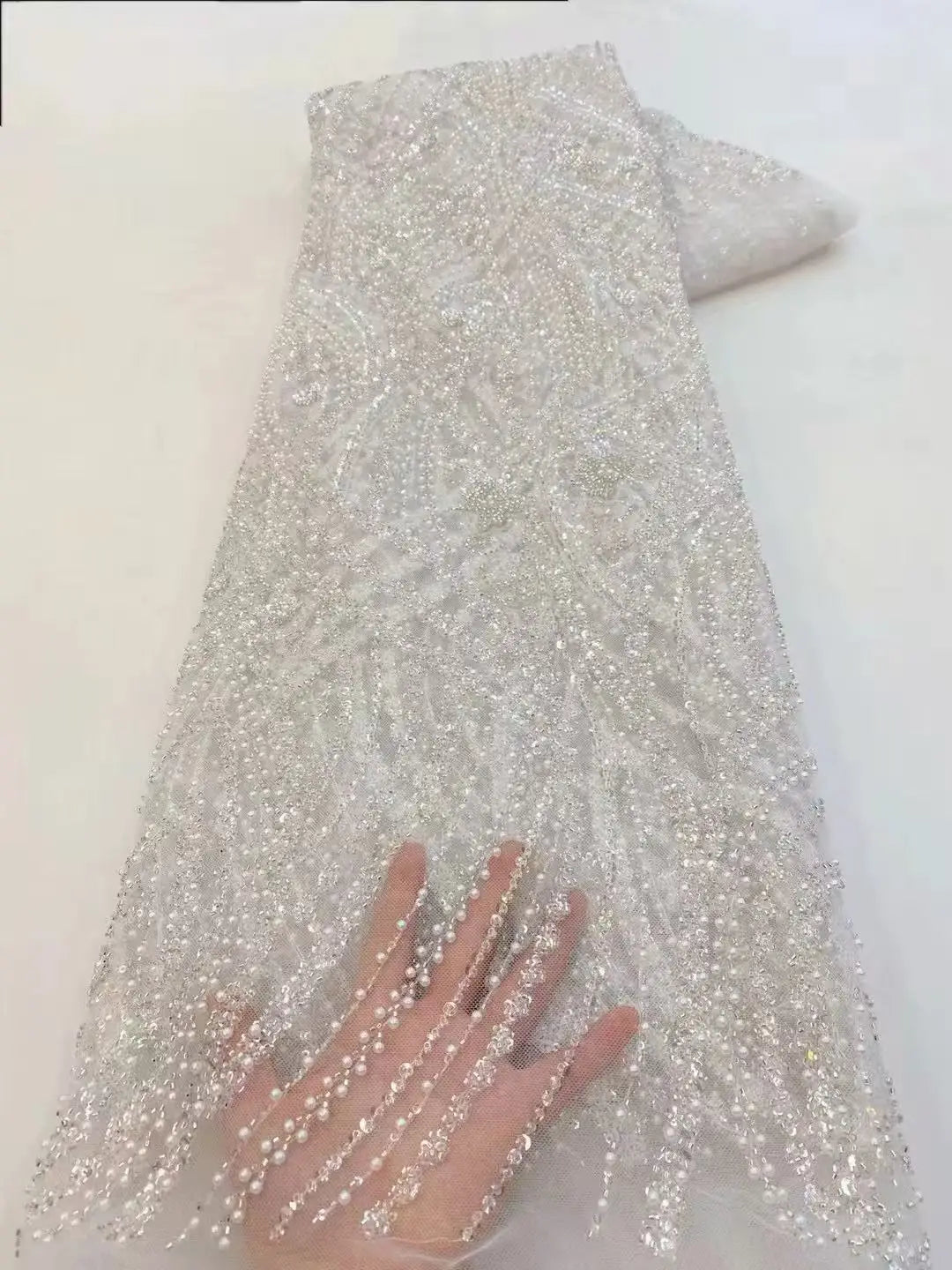 5-Yard 120cm Elegant French Mesh Lace Fabric