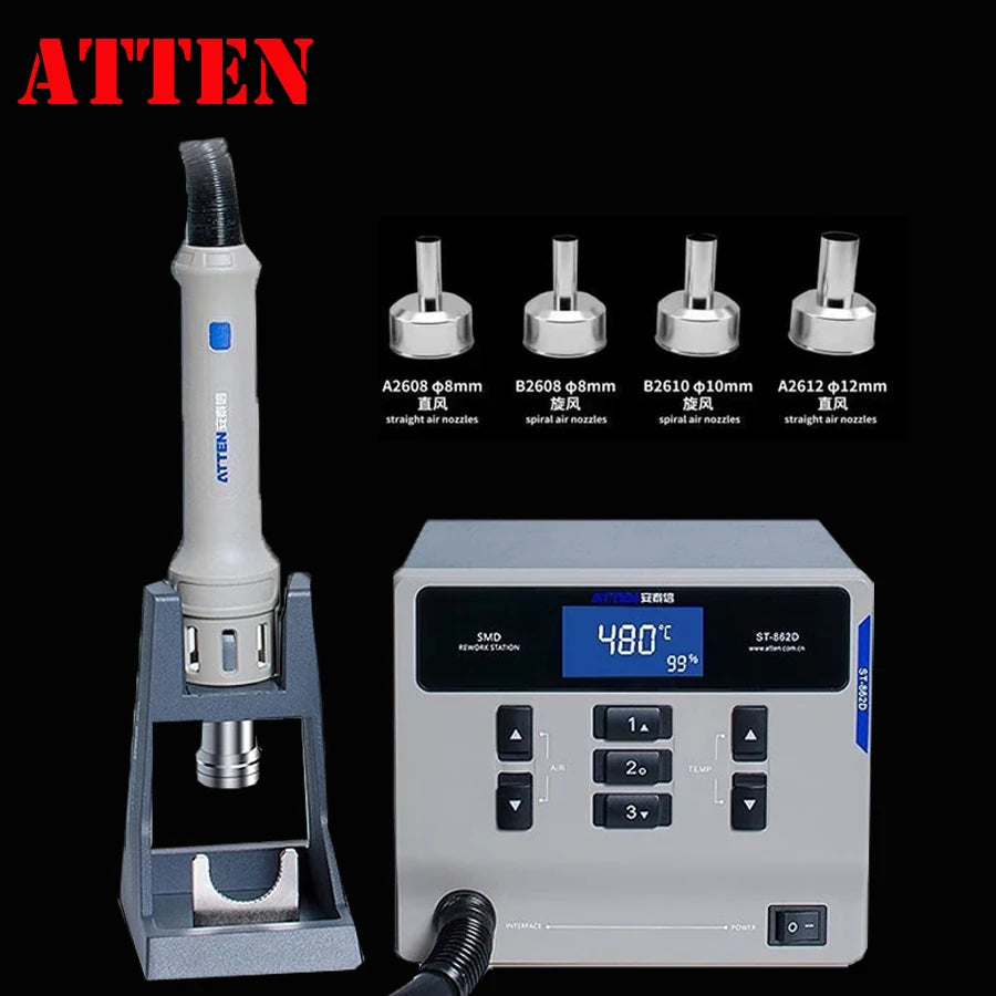 1000W Digital Hot Air Soldering Station 220V
