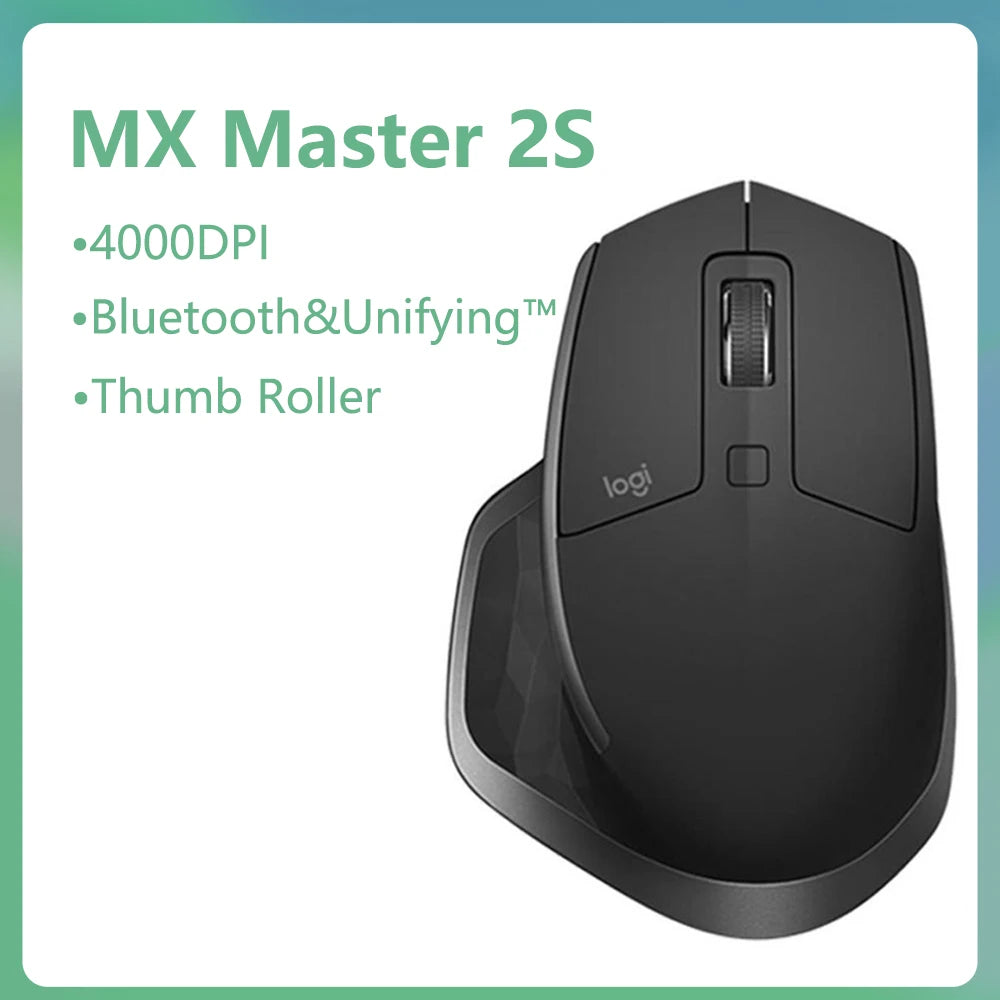 Ergonomic MX Master 2S Wireless Mouse for PC Laptop