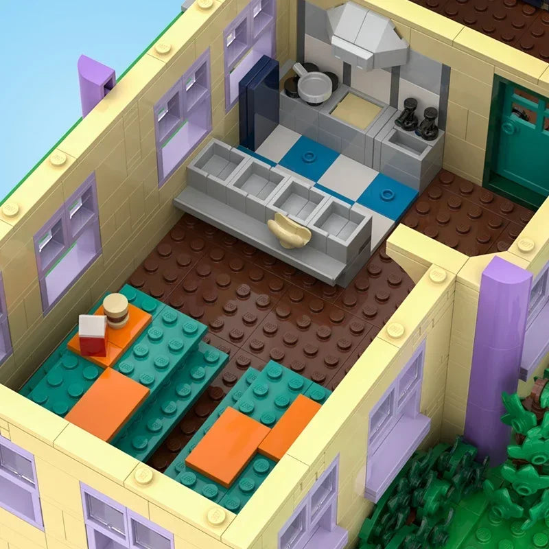 Large Modular Architecture Model Building Brick Toy Set