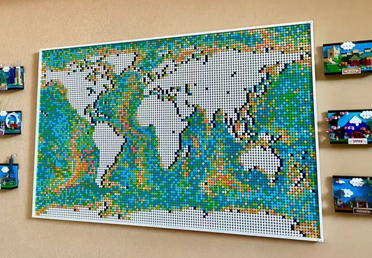 Creative 3D Map Model Construction Kit