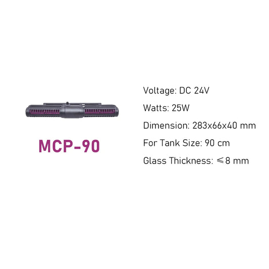 Aquarium Cross Flow Wave Pump WiFi LCD Controller MCP-120