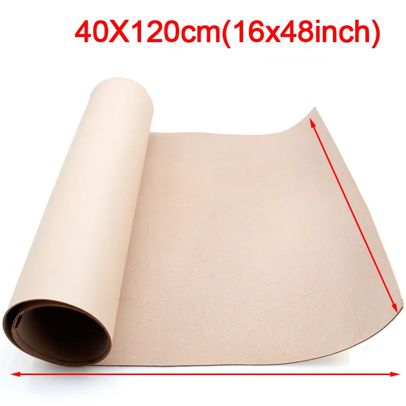 Full-Grain Veg Tan Leather 40x120cm 2mm Thick