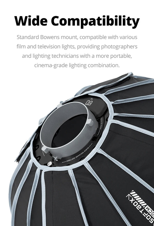 Portable 90cm Octagonal Softbox Grid Light Modifier