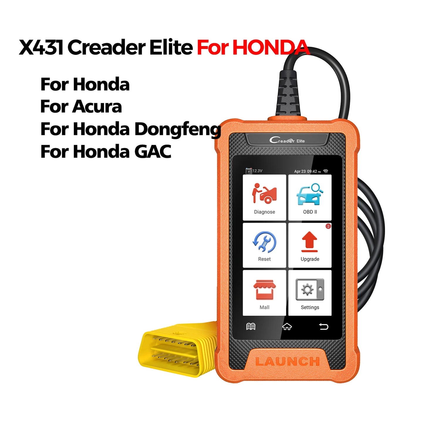 Professional HONDA Diagnostic Tool for Coding & System Checks