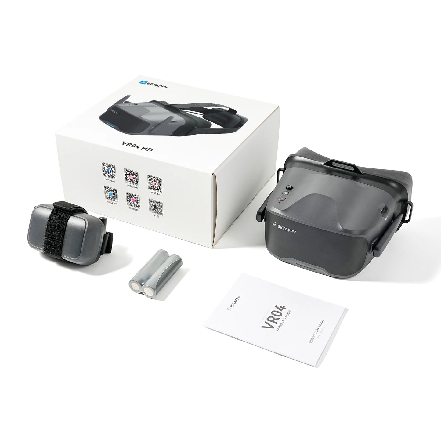 HD FPV Drone Goggles with Wide Screen Display
