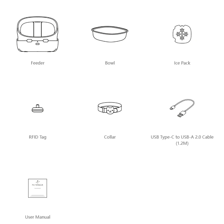 Petoneer Smart Automatic Pet Feeder with App Control for Pets