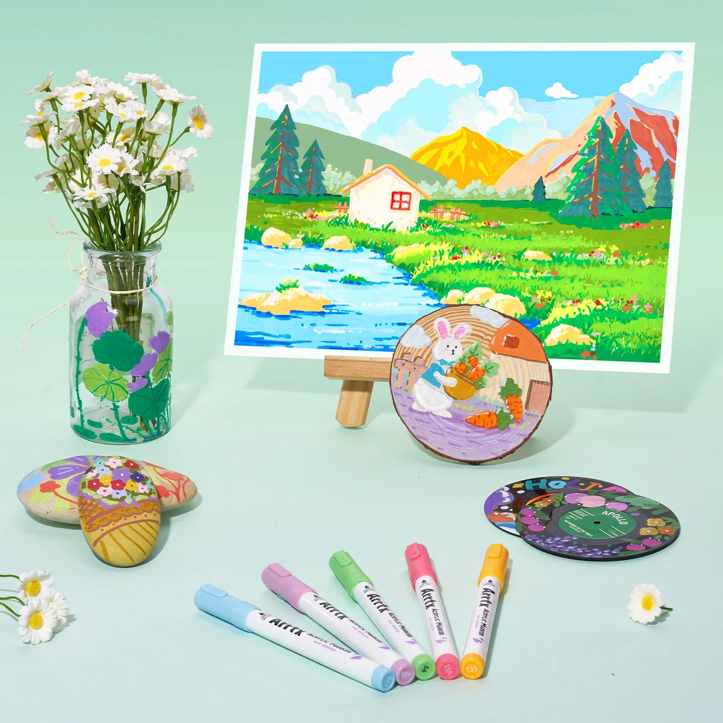 Artist Acrylic Markers 90A for Crafting & Colouring