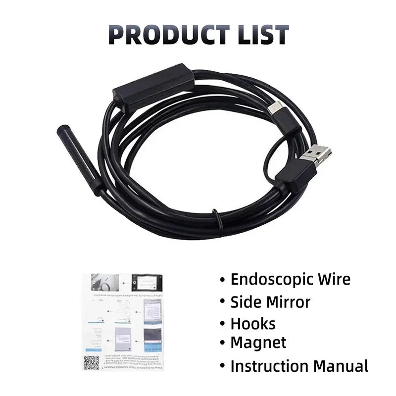 1080P Articulating Borescope 4.3 Inch Screen Camera
