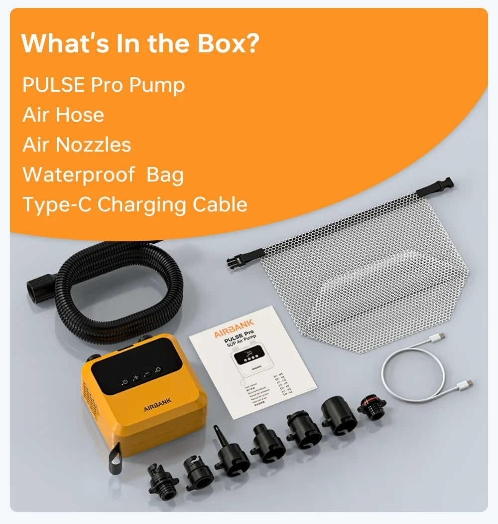 Smart Electric Air Pump 20PSI for SUP and Inflatable Boats