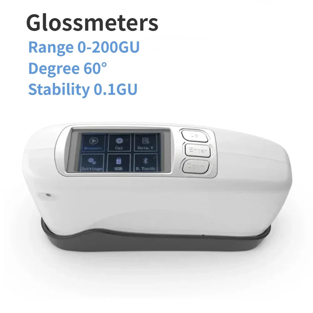 Portable 3 Angle Gloss Meter 20 60 85 Surface Tester