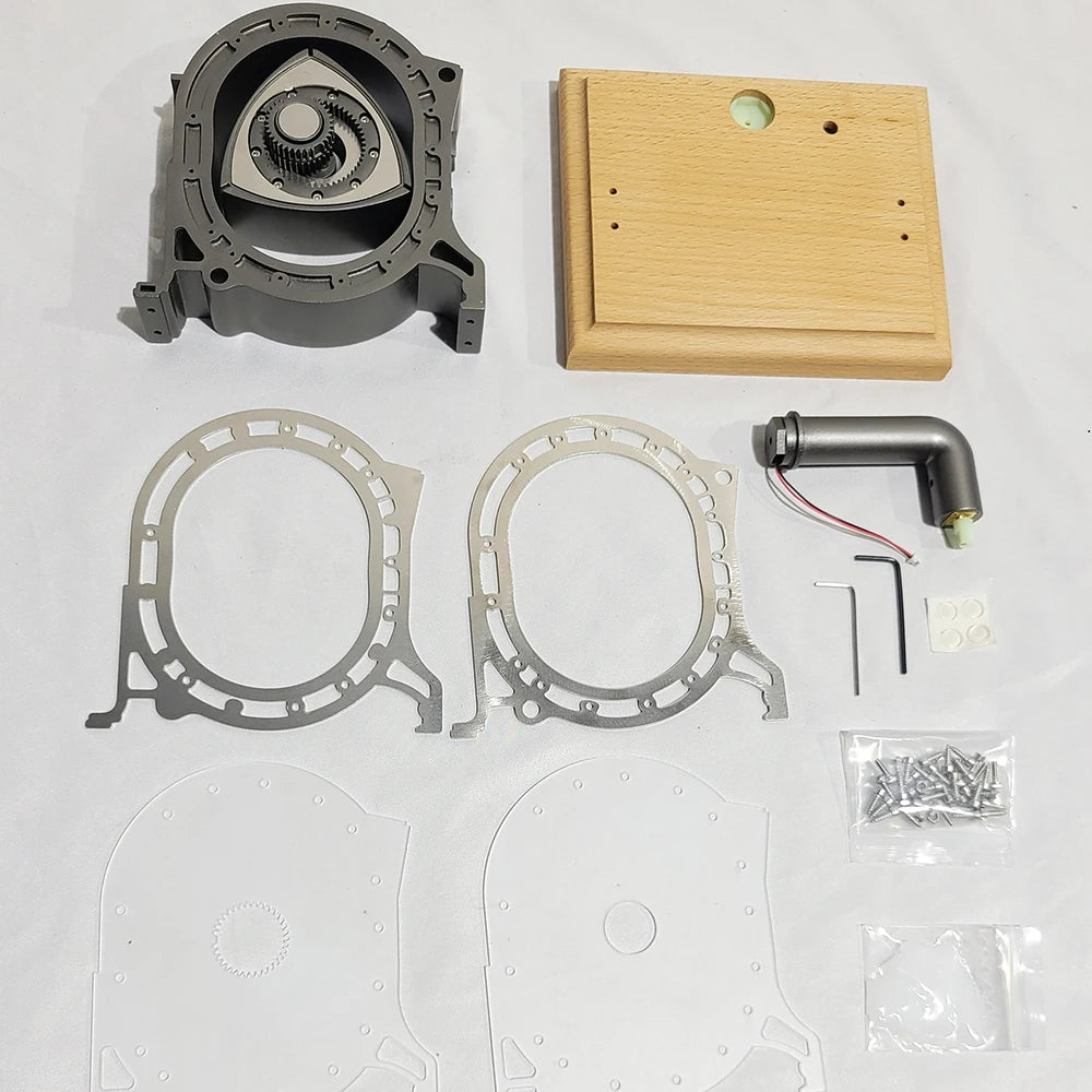 Metal Rotary Engine DIY Assembly Kit Mechanical Model Toy