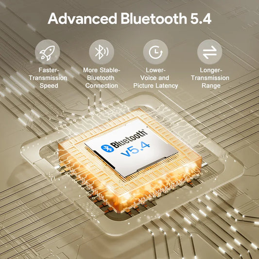 Wireless Over-Ear Headphones with ANC and 60H Battery