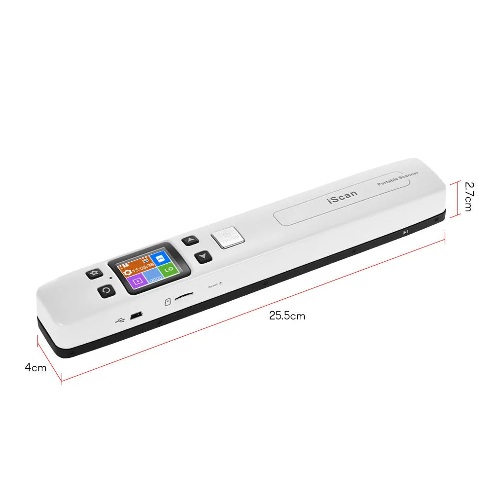 Compact USB Scanner with TF Card Support