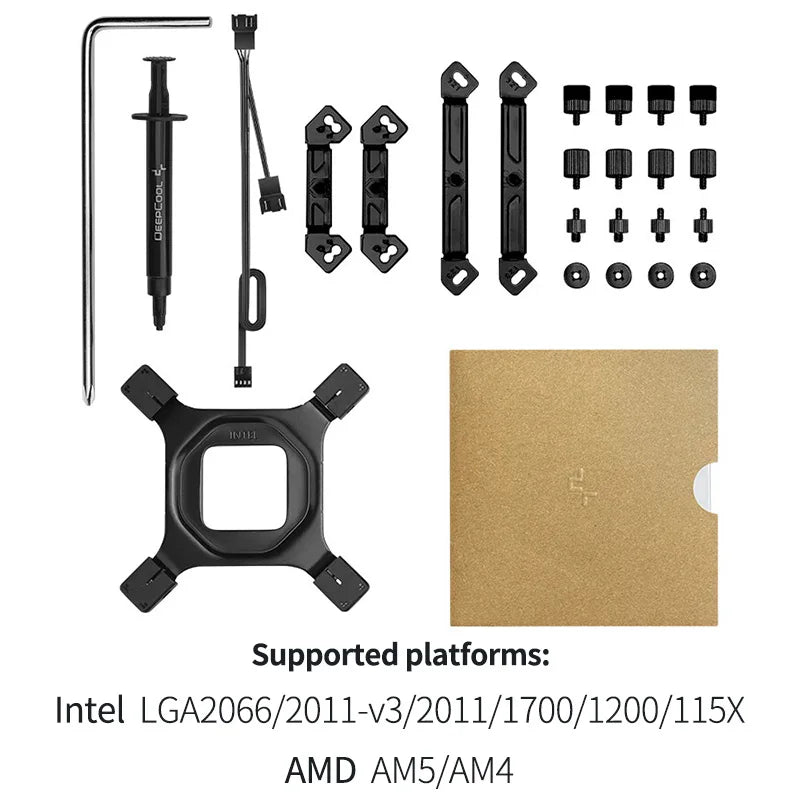 Heavy Duty CPU Cooler 6 Heat Pipes Digital Screen