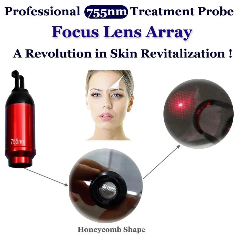 755nm Pico Laser Attachment Tattoo Removal Treatment Head