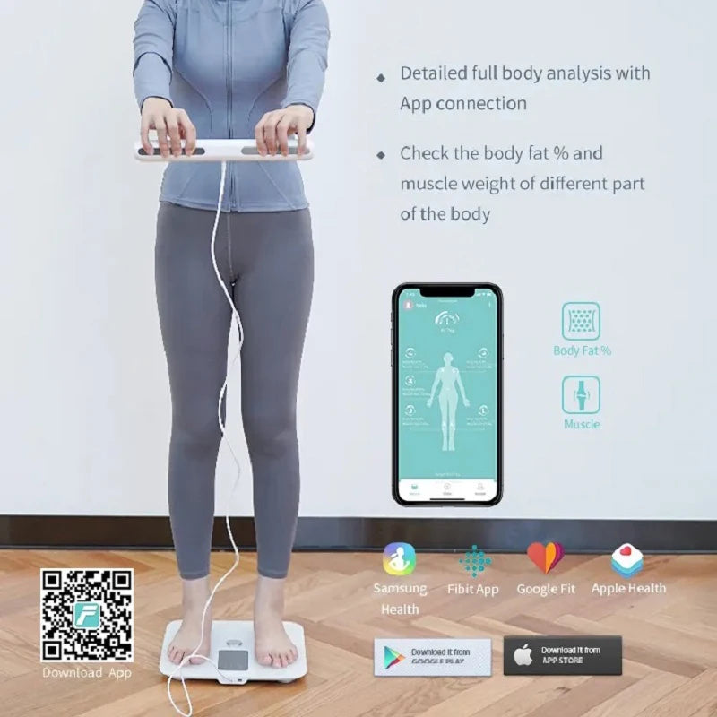 Smart Weight Scale with Body Fat and Muscle Mass Analysis