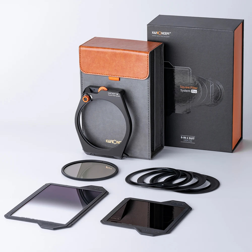 Camera Square Filter Set with ND1000 and GND8