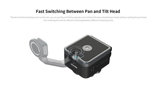 Motorized Pan Head PS-E1 for Smooth Professional Camera Panning