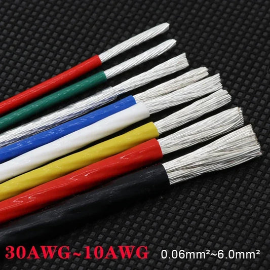 Flexible Audio Power Cable 10mm² 10m Black Insulated