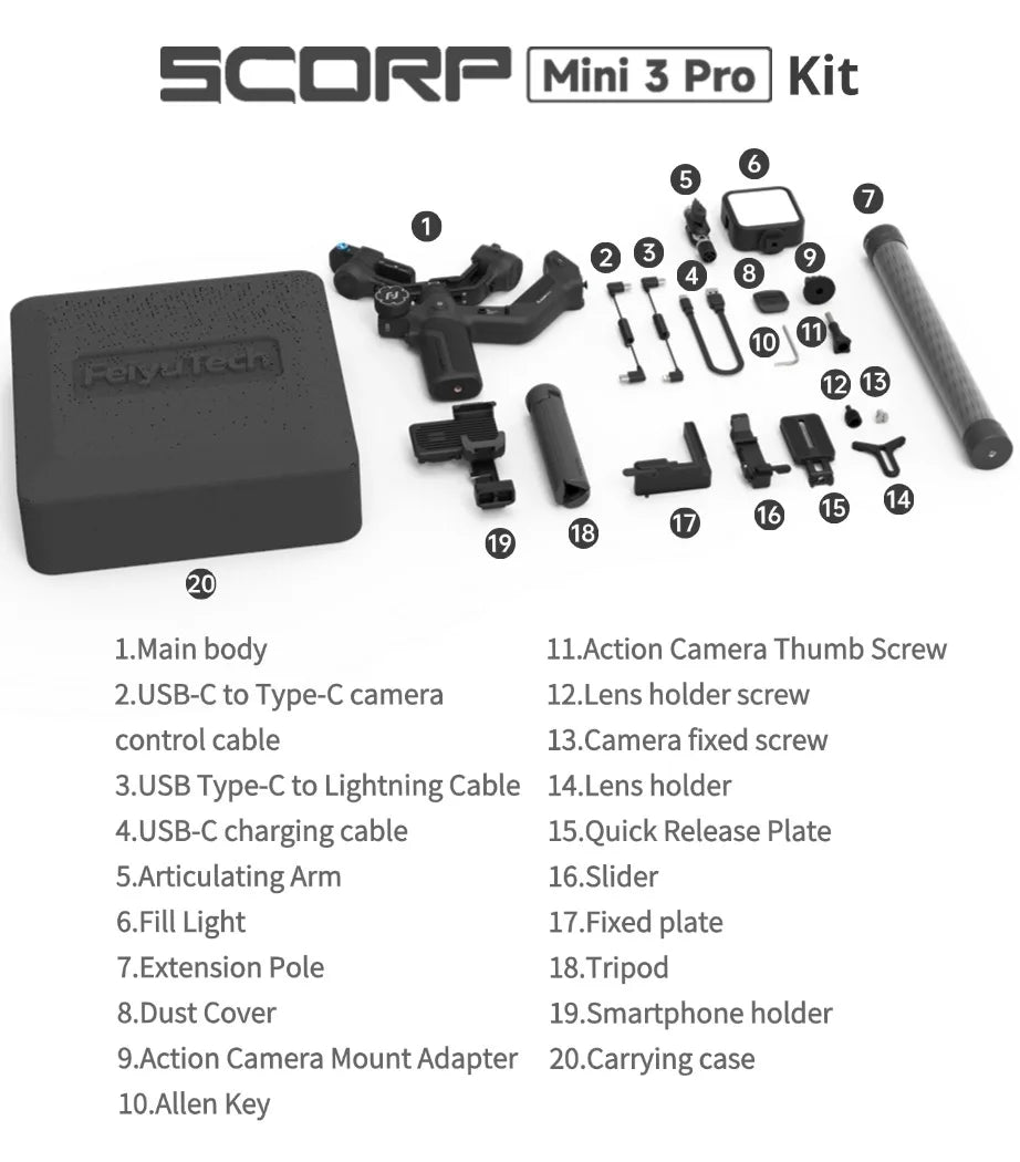 Portable AI Tracking Gimbal Creator Kit