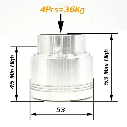 HIFI Amplifier Speaker Stand Pads 53x53mm 4PCS