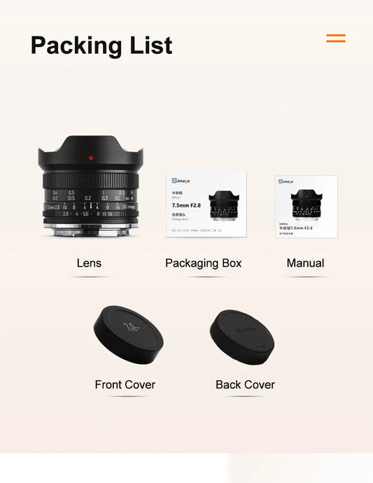 Fuji XF 7.5mm F2.8 Ultra-Wide Manual Fisheye Lens