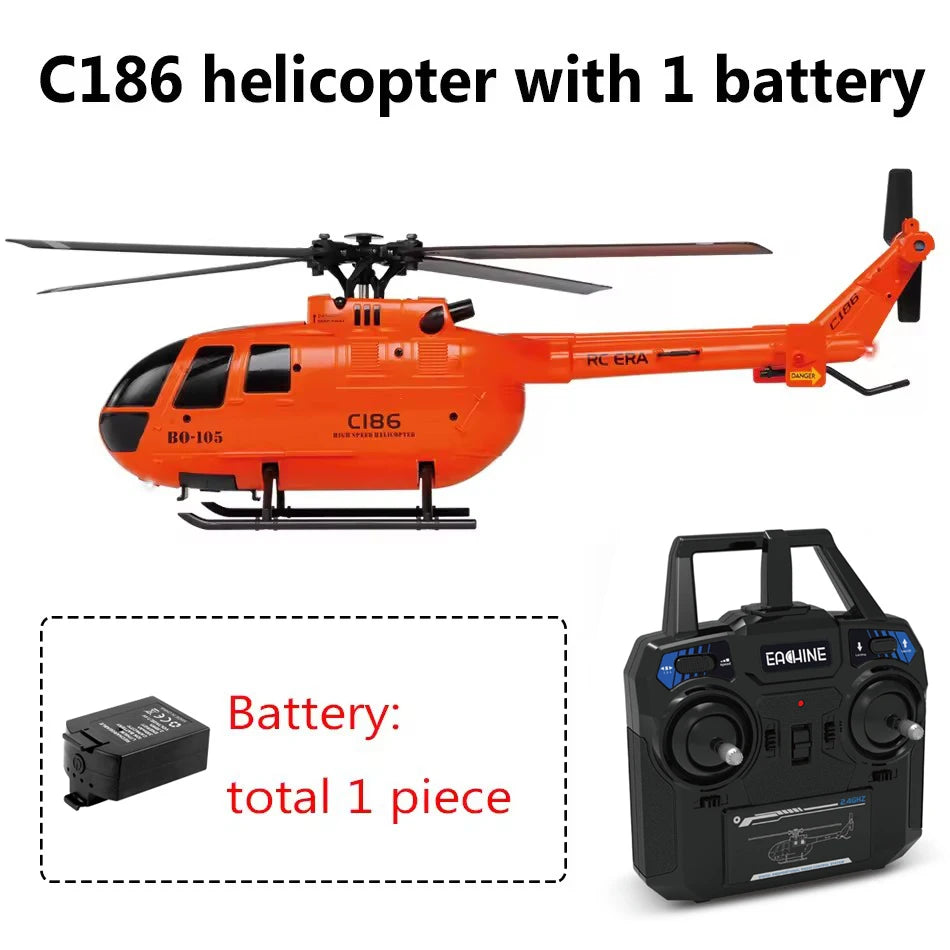 Remote Control Helicopter with Stable Hover and 4 Channels