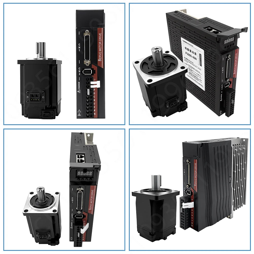 1000W AC Servo Motor Kit 80mm Flange with Brake
