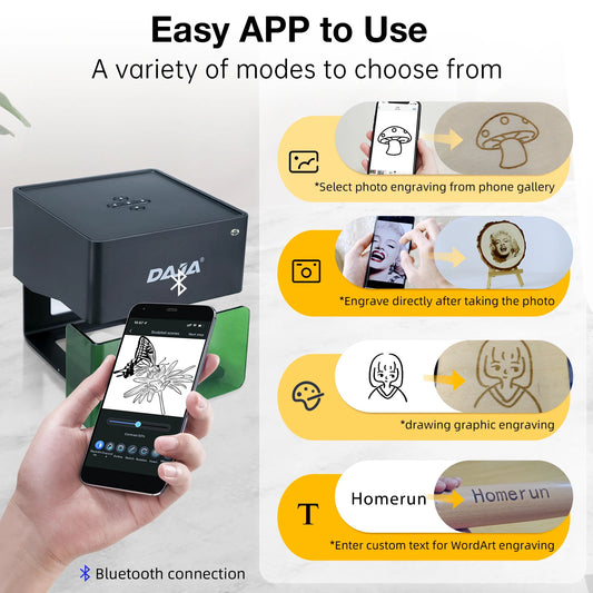 Bluetooth Mini Laser Engraver DIY CNC with AU Plug