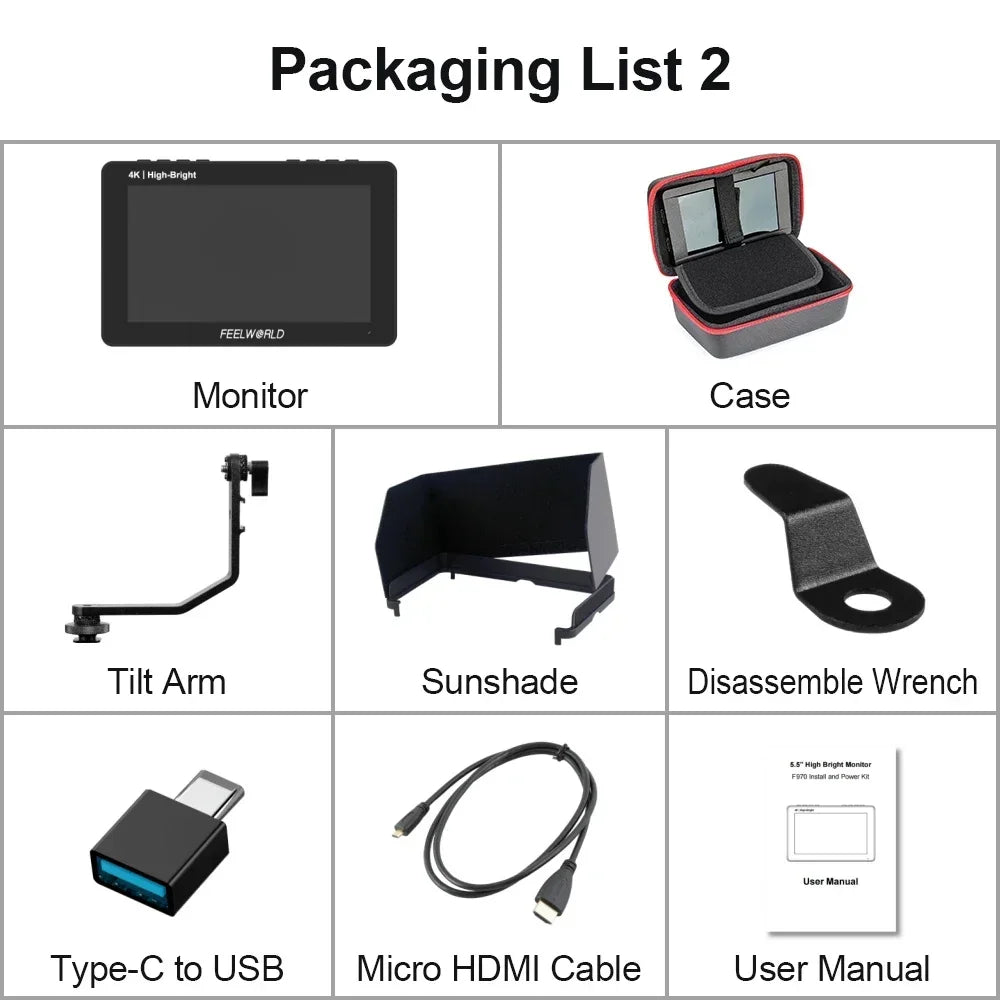 F5 PROX 5.5" Full HD Monitor with Protective Case