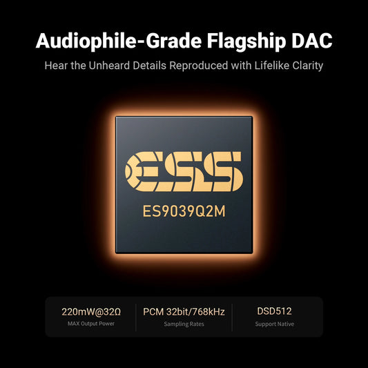 Portable Silver DAC Amplifier for PC and Phones