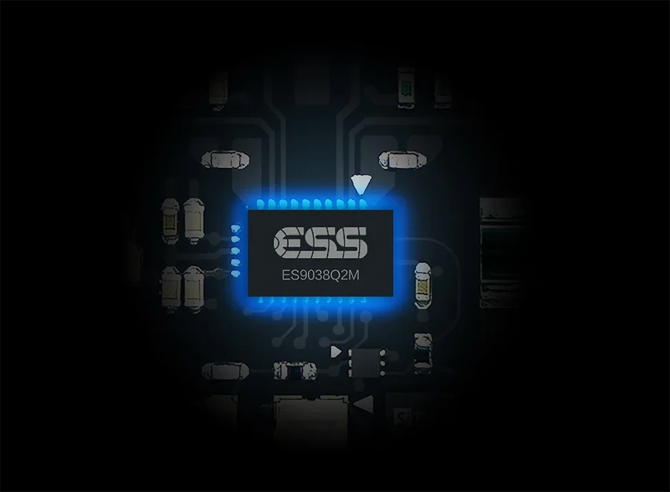 Portable Black Desktop DAC Amplifier with MQA