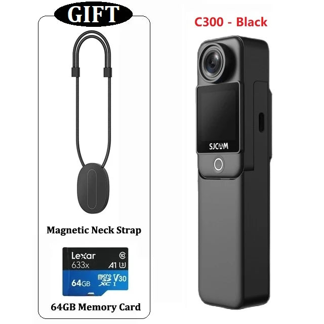 Sports Camera 4K 30FPS with Gyro Image Stabilization