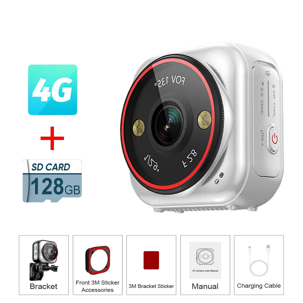 Mini 4G Outdoor Surveillance Camera Battery Powered Waterproof