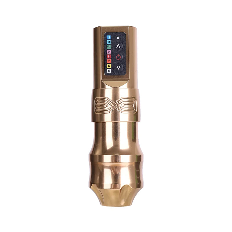 Rechargeable Coreless Tattoo Cartridge Pen Gold 33