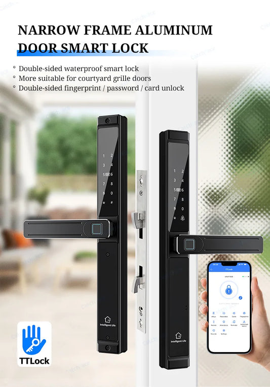 Electronic Gate Lock Double-Sided 70cm